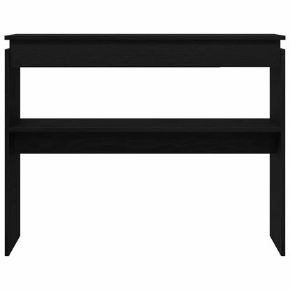 vidaXL Konsolentisch Schwarze Eiche 80 x 30 x 102 cm Holzwerkstoff