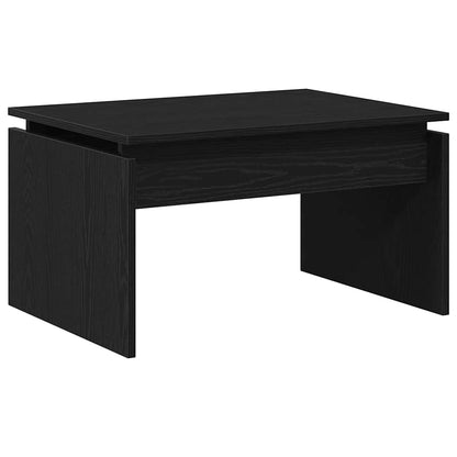 Couchtisch Schwarz Eichen-Optik 68 x 50 x 38 cm Holzwerkstoff