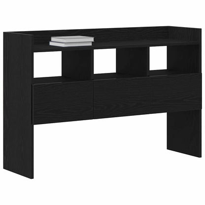 Sideboard Schwarz Eichen-Optik 105 x 30 x 70 cm Holzwerkstoff