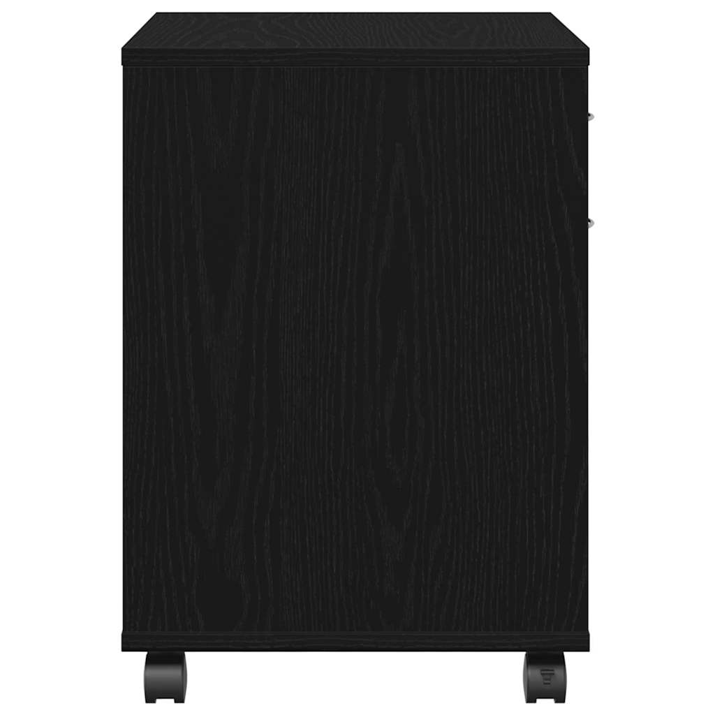 vidaXL Rollschrank Schwarze Eiche 45 x 38 x 54 cm Holzwerkstoff