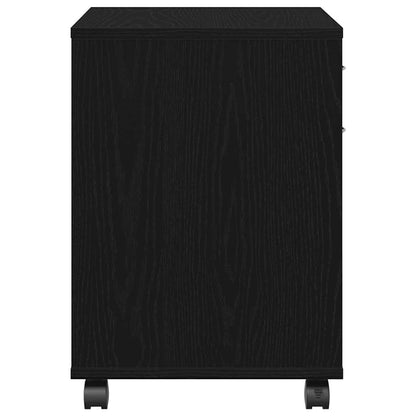 vidaXL Rollschrank Schwarze Eiche 45 x 38 x 54 cm Holzwerkstoff