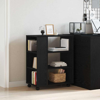 vidaXL Aufbewahrungsschrank Schwarz Eichen-Optik 60 x 35 x 75 cm