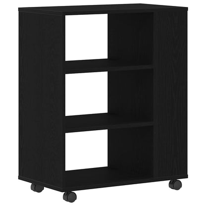 vidaXL Aufbewahrungsschrank Schwarz Eichen-Optik 60 x 35 x 75 cm