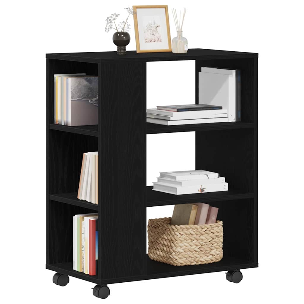 vidaXL Aufbewahrungsschrank Schwarz Eichen-Optik 60 x 35 x 75 cm