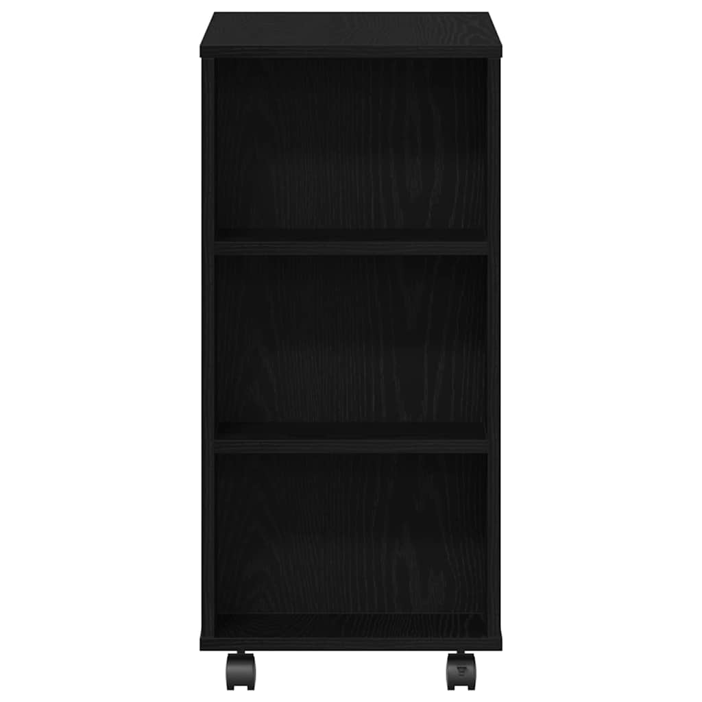 vidaXL Aufbewahrungsschrank Schwarz Eichen-Optik 60 x 35 x 75 cm
