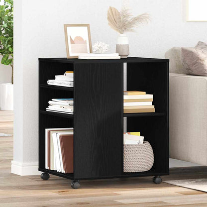 vidaXL Aufbewahrungsschrank Schwarz Eichen-Optik 60 x 53 x 72,5 cm