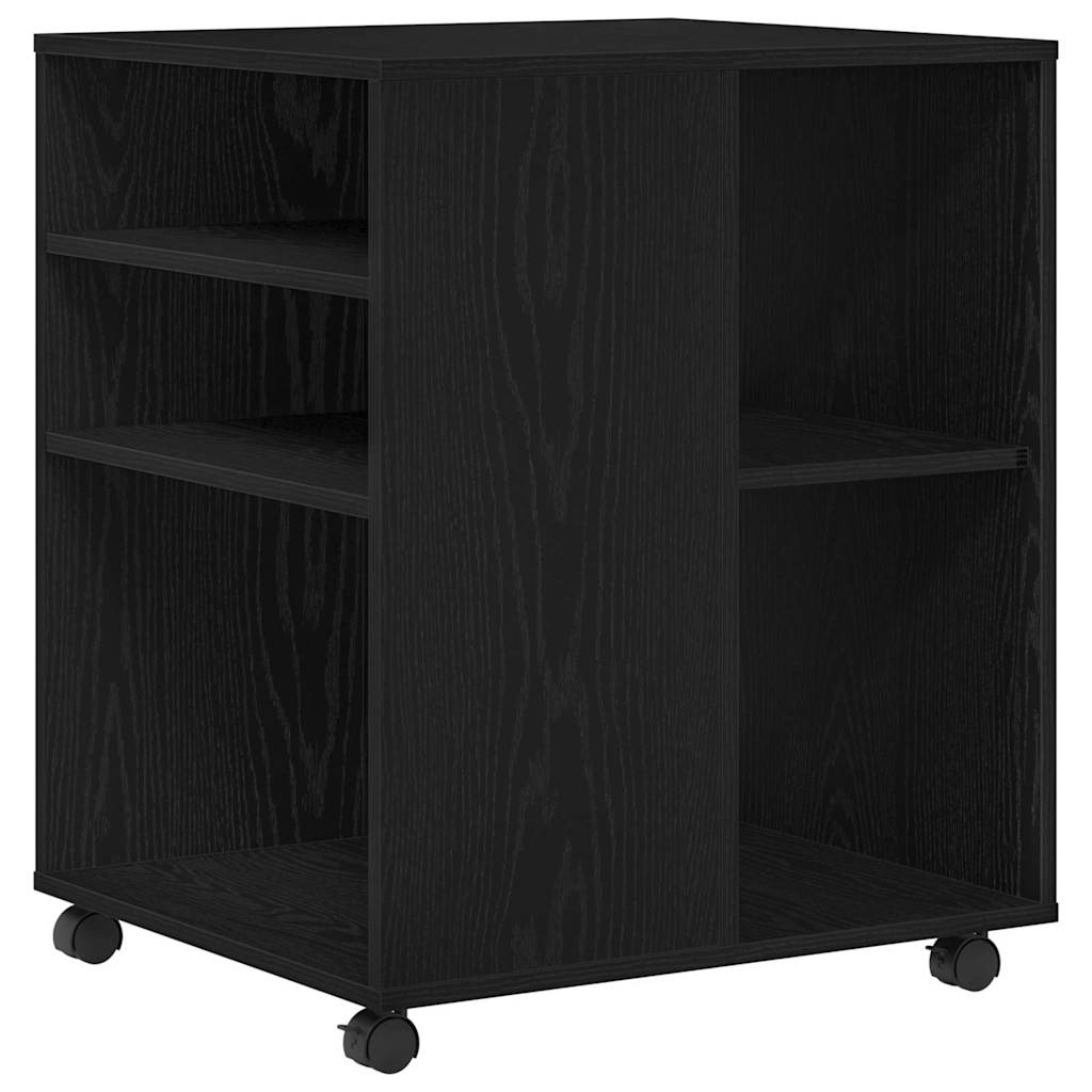 vidaXL Aufbewahrungsschrank Schwarz Eichen-Optik 60 x 53 x 72,5 cm