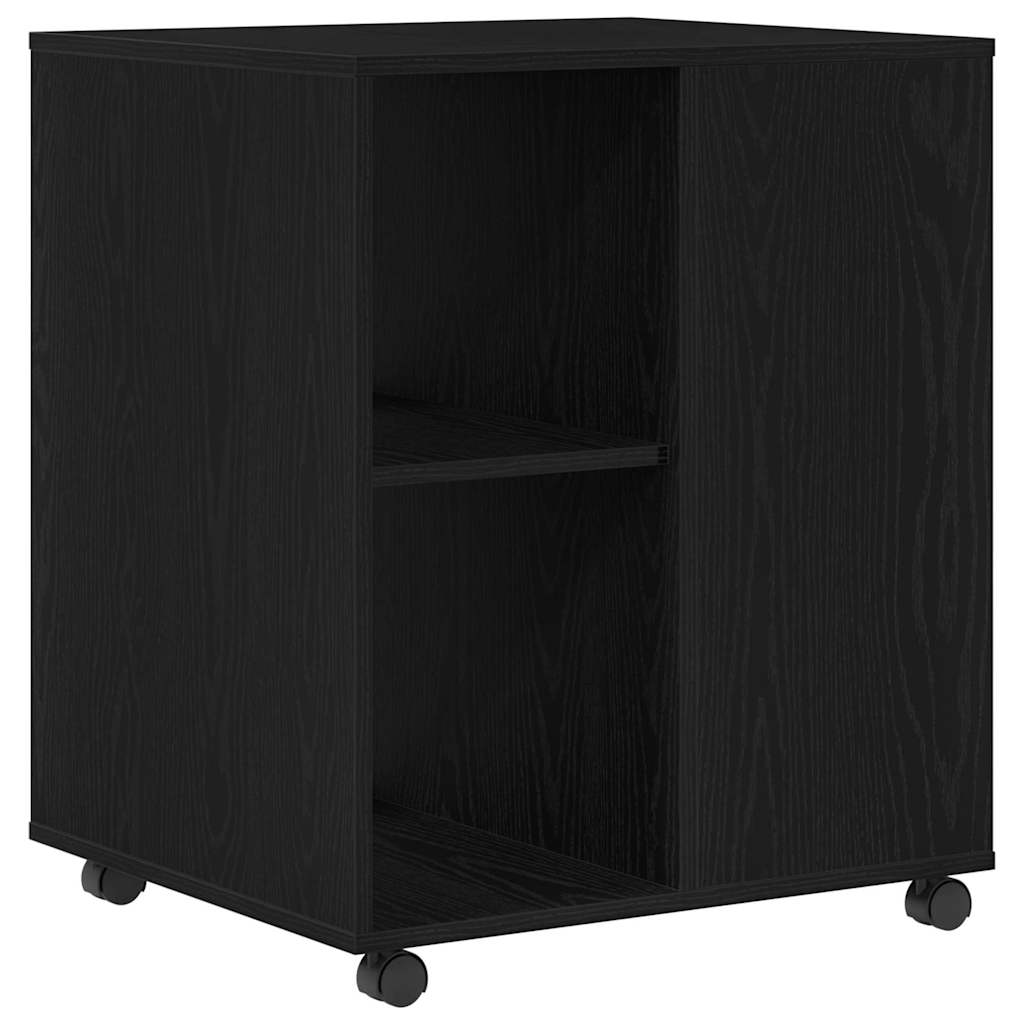 vidaXL Aufbewahrungsschrank Schwarz Eichen-Optik 60 x 53 x 72,5 cm
