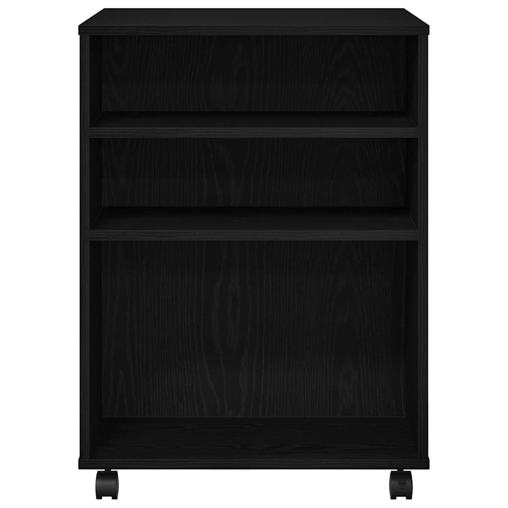 vidaXL Aufbewahrungsschrank Schwarz Eichen-Optik 60 x 53 x 72,5 cm