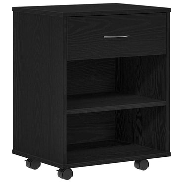 vidaXL Aufbewahrungsschrank Schwarz Eichen-Optik 46 x 36 x 59 cm