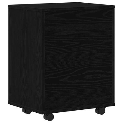 vidaXL Aufbewahrungsschrank Schwarz Eichen-Optik 46 x 36 x 59 cm