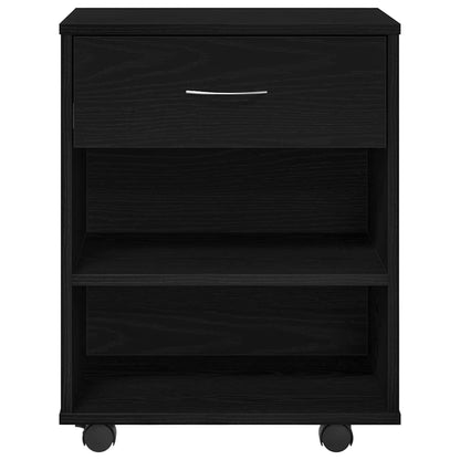 vidaXL Aufbewahrungsschrank Schwarz Eichen-Optik 46 x 36 x 59 cm