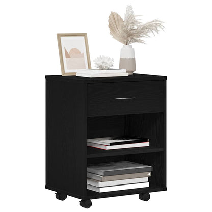 vidaXL Aufbewahrungsschrank Schwarz Eichen-Optik 46 x 36 x 59 cm