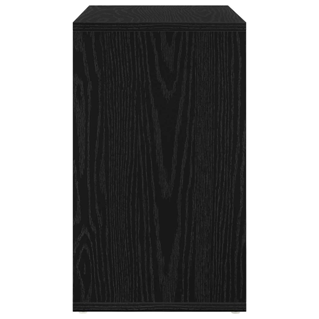 vidaXL Nestingtisch 3 pcs Schwarz Eichen-Optik Holzwerkstoff