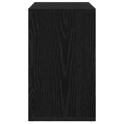vidaXL Nestingtisch 3 pcs Schwarz Eichen-Optik Holzwerkstoff