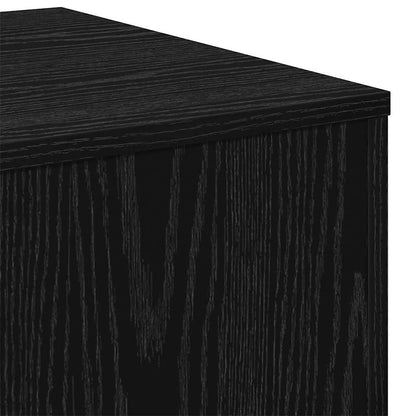vidaXL Nestingtisch 3 pcs Schwarz Eichen-Optik Holzwerkstoff