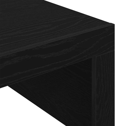 Couchtisch Schwarz Eichen-Optik 100 x 100 x 35 cm Holzwerkstoff