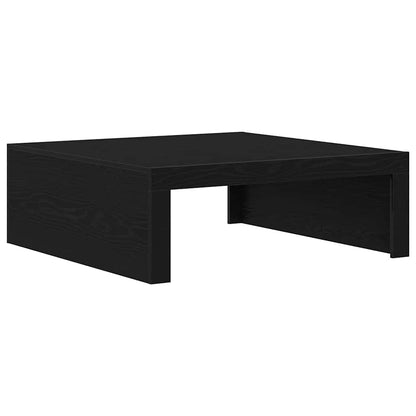 Couchtisch Schwarz Eichen-Optik 100 x 100 x 35 cm Holzwerkstoff