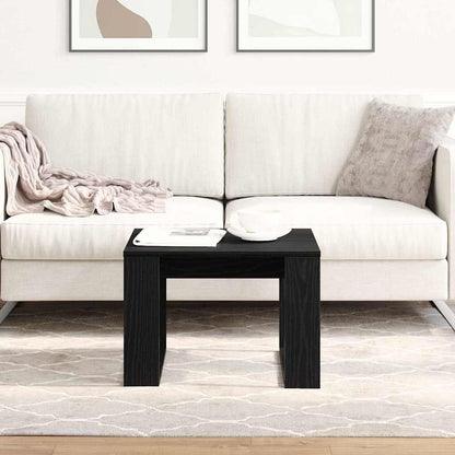 Couchtisch Schwarz Eichen-Optik 50 x 50 x 35 cm Holzwerkstoff