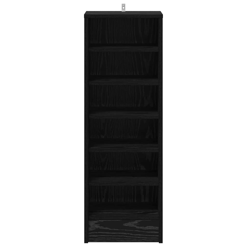 Schuhschrank Schwarz Eichen-Optik 32 x 35 x 90 cm Holzwerkstoff