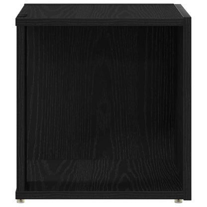 vidaXL Eckregale Schwarz Eichen-Optik 33 x 33 x 34,5 cm Holzwerkstoff