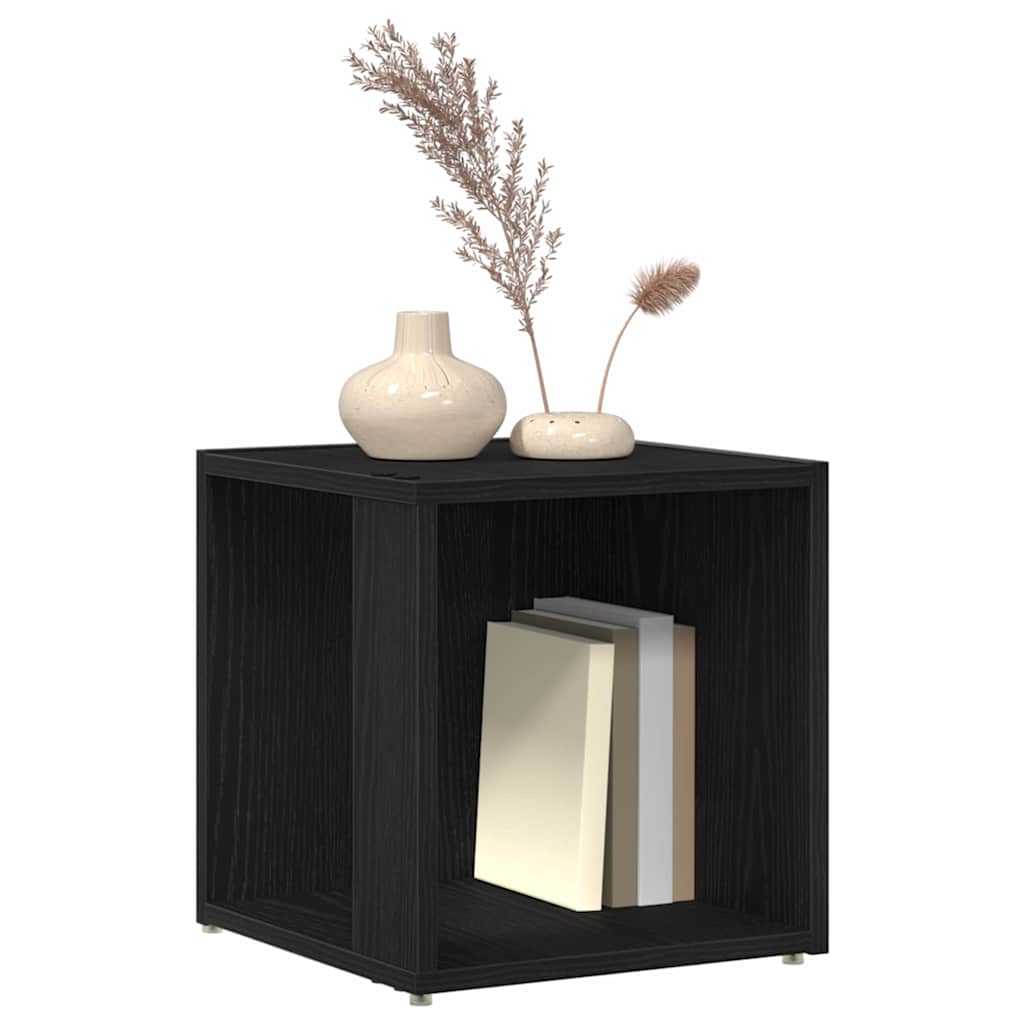 vidaXL Eckregale Schwarz Eichen-Optik 33 x 33 x 34,5 cm Holzwerkstoff