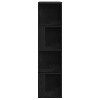 vidaXL Eckregale Schwarz Eichen-Optik 33 x 33 x 132 cm Holzwerkstoff