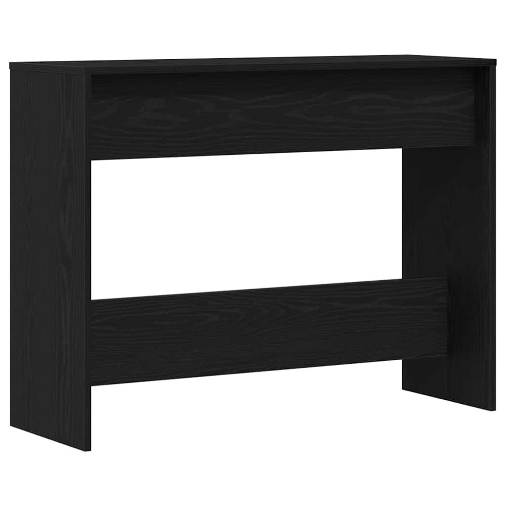 vidaXL Konsolentisch Schwarz Eichen-Optik 100 x 35 x 76,5 cm