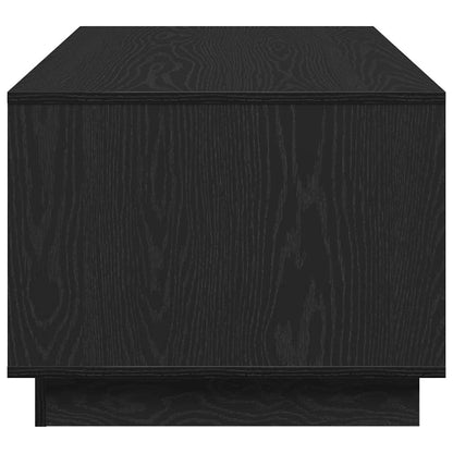 vidaXL Table basse noir aspect chêne 102 x 55 x 43 cm Bois d'ingénierie