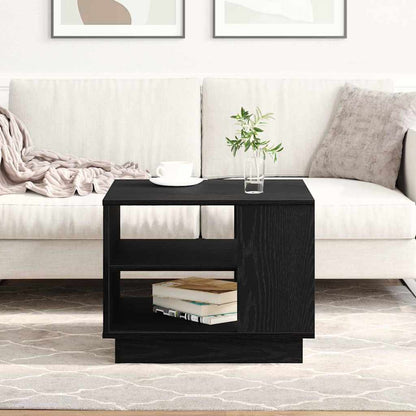 vidaXL Couchtisch Schwarz Eichen-Optik 55 x 55 x 42 cm Holzwerkstoff