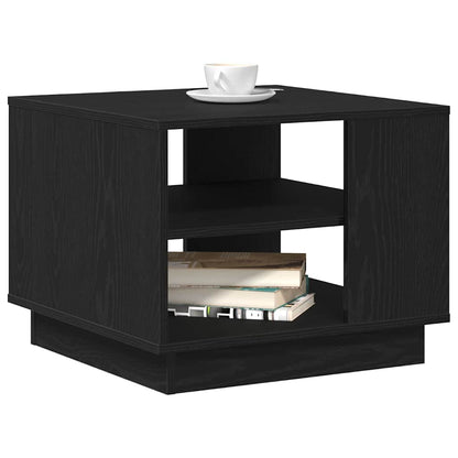 vidaXL Couchtisch Schwarz Eichen-Optik 55 x 55 x 42 cm Holzwerkstoff