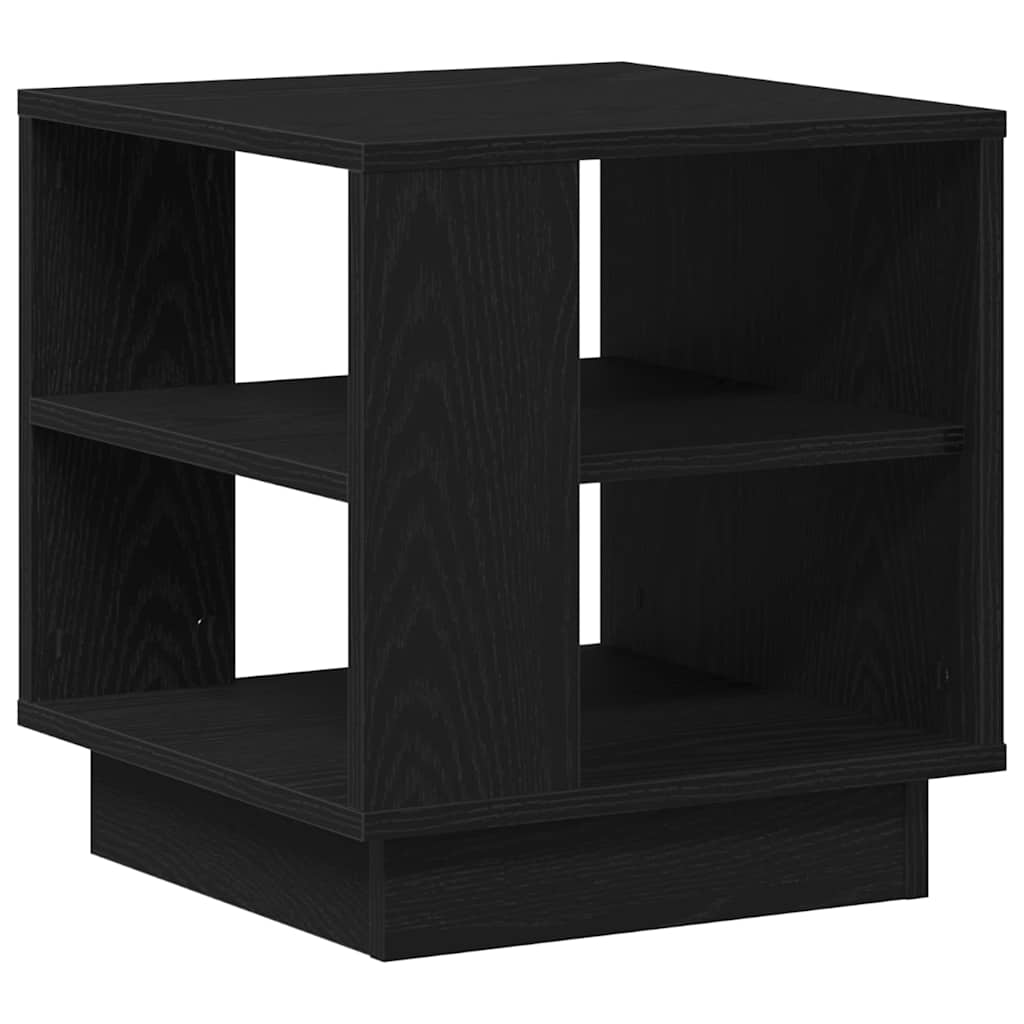 Couchtisch Schwarz Eichen-Optik 40 x 40 x 43 cm Holzwerkstoff