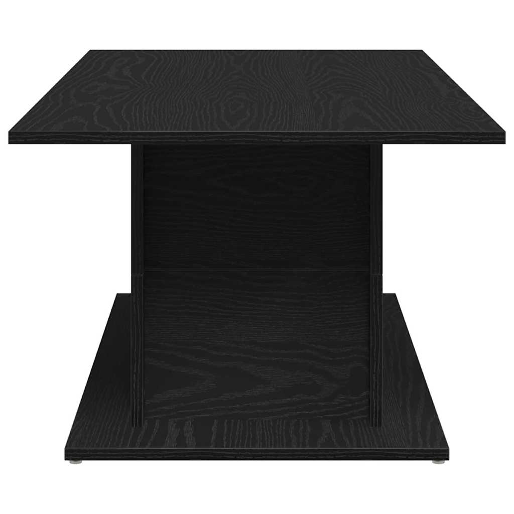 vidaXL Couchtisch Schwarz Eichen-Optik 102 x 55,5 x 40 cm