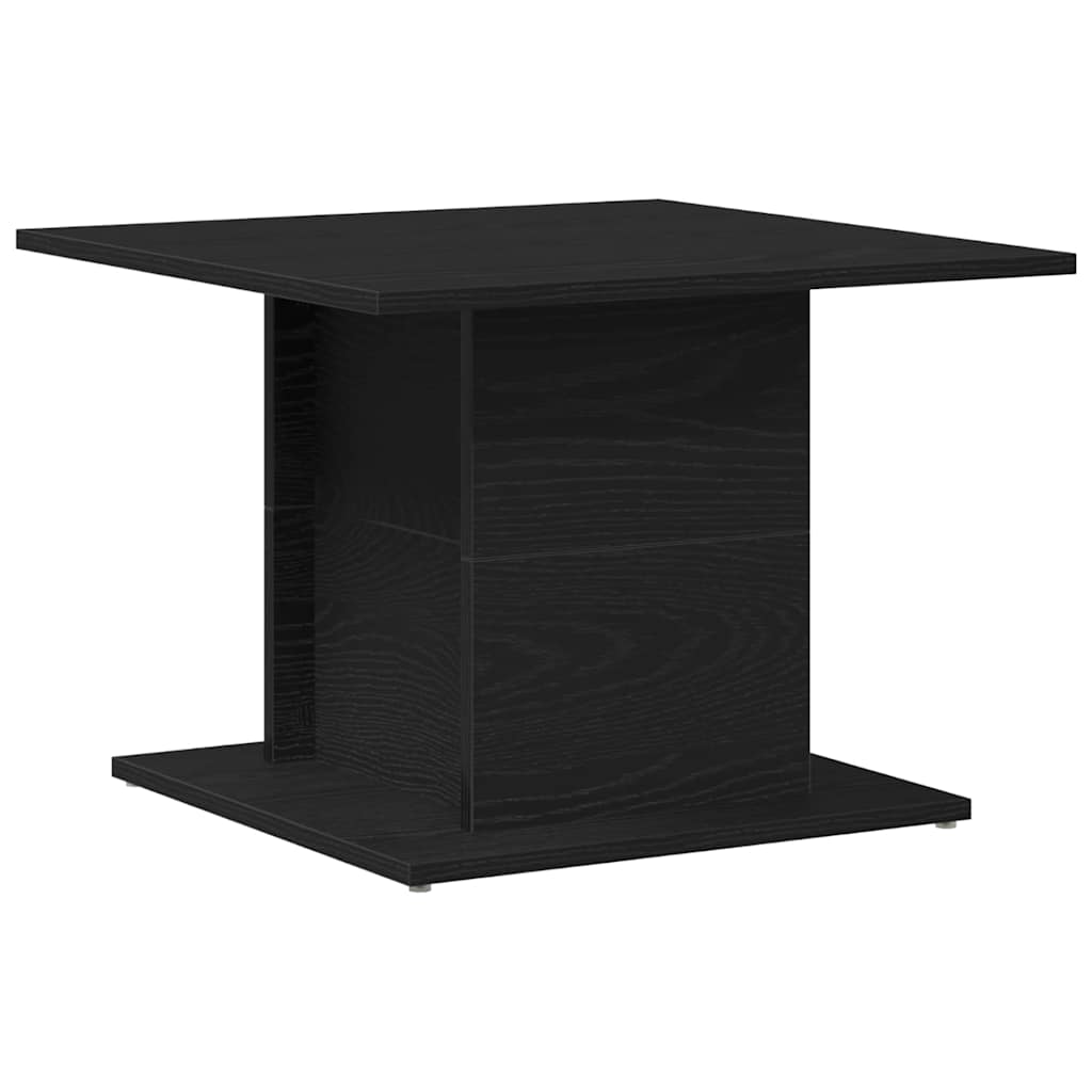 vidaXL Couchtisch Schwarz Eichen-Optik 55,5 x 55,5 x 40 cm