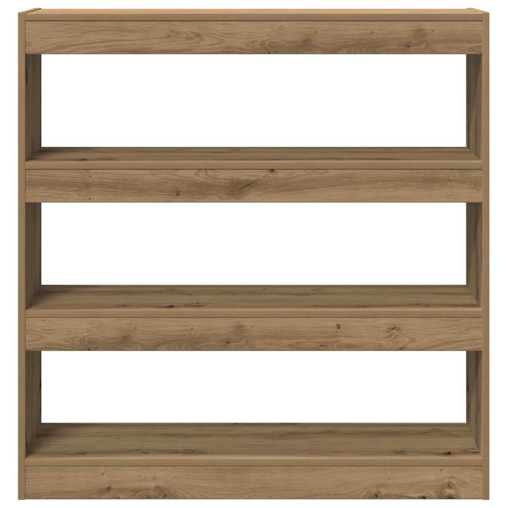vidaXL Bibliothèque Chêne Artisan 100 x 30 x 103 cm Bois d'ingénierie