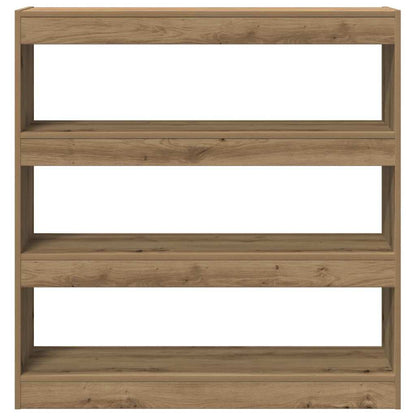 vidaXL Bibliothèque Chêne Artisan 100 x 30 x 103 cm Bois d'ingénierie