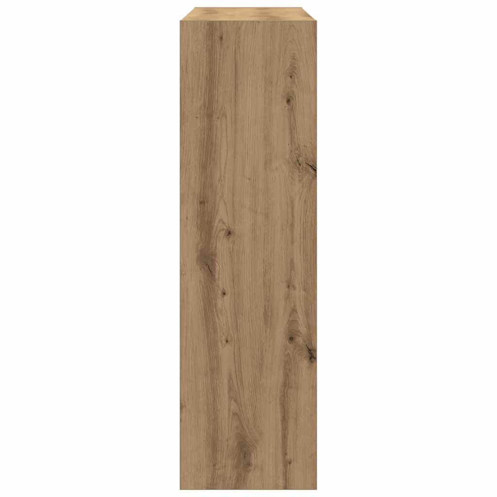 vidaXL Bibliothèque Chêne Artisan 100 x 30 x 103 cm Bois d'ingénierie