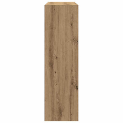vidaXL Bibliothèque Chêne Artisan 100 x 30 x 103 cm Bois d'ingénierie