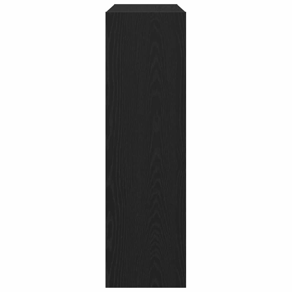 vidaXL Bücherregal Schwarz Eichen-Optik 100 x 30 x 103 cm