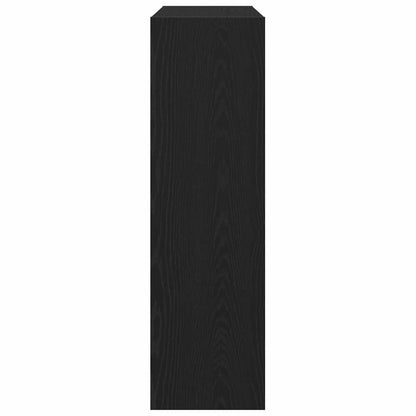 vidaXL Bücherregal Schwarz Eichen-Optik 100 x 30 x 103 cm