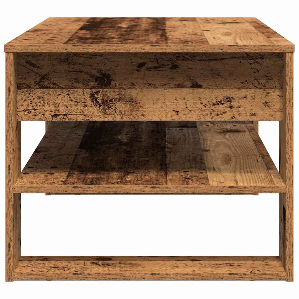 vidaXL Couchtisch Altholz 102 x 55 x 45 cm Holzwerkstoff