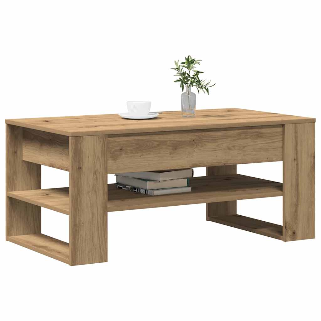 Couchtisch Artisan-Eiche 102 x 55 x 45 cm Holzwerkstoff