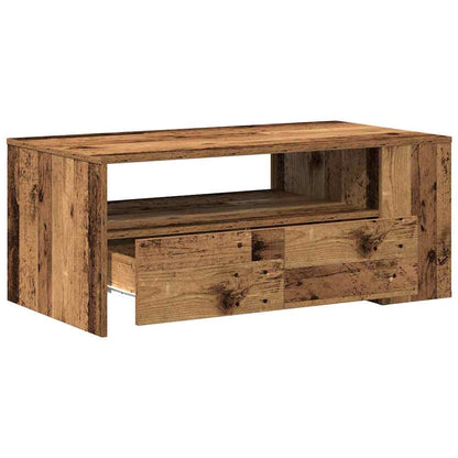 vidaXL Couchtisch Altholz 102 x 55 x 43,5 cm Holzwerkstoff