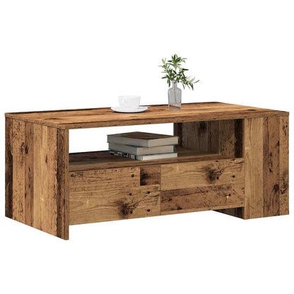 vidaXL Couchtisch Altholz 102 x 55 x 43,5 cm Holzwerkstoff