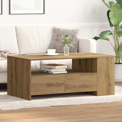 vidaXL Couchtisch Artisan-Eiche 102 x 55 x 43,5 cm Holzwerkstoff
