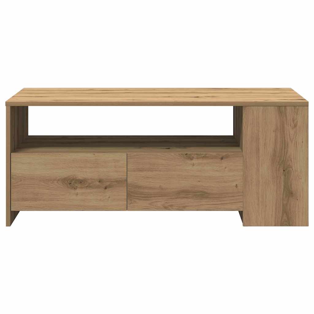 vidaXL Couchtisch Artisan-Eiche 102 x 55 x 43,5 cm Holzwerkstoff