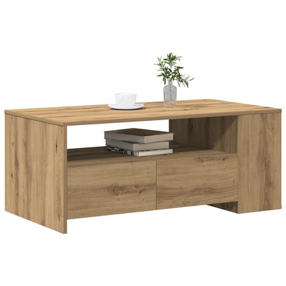 vidaXL Couchtisch Artisan-Eiche 102 x 55 x 43,5 cm Holzwerkstoff