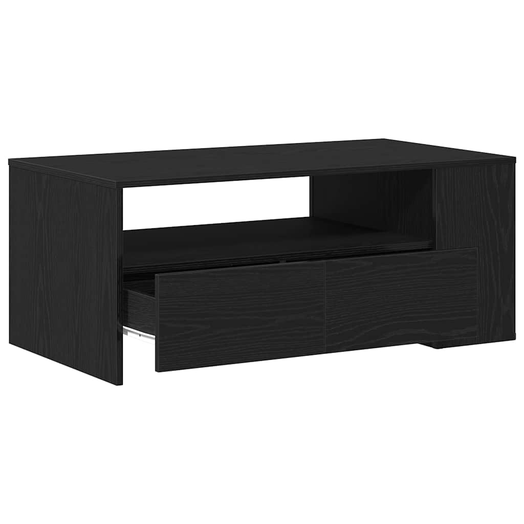 Couchtisch Schwarz Eichen-Optik 102 x 55 x 43,5 cm