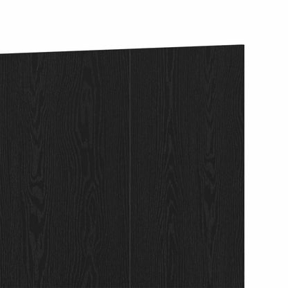 vidaXL Bettkopfteil Schwarz Eichen-Optik 160 x 1,5 x 80,5 cm