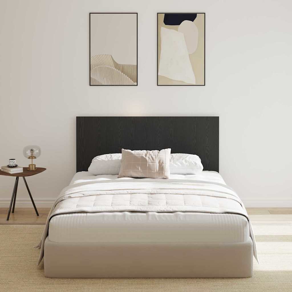 vidaXL Bettkopfteil Schwarz Eichen-Optik 160 x 1,5 x 80,5 cm